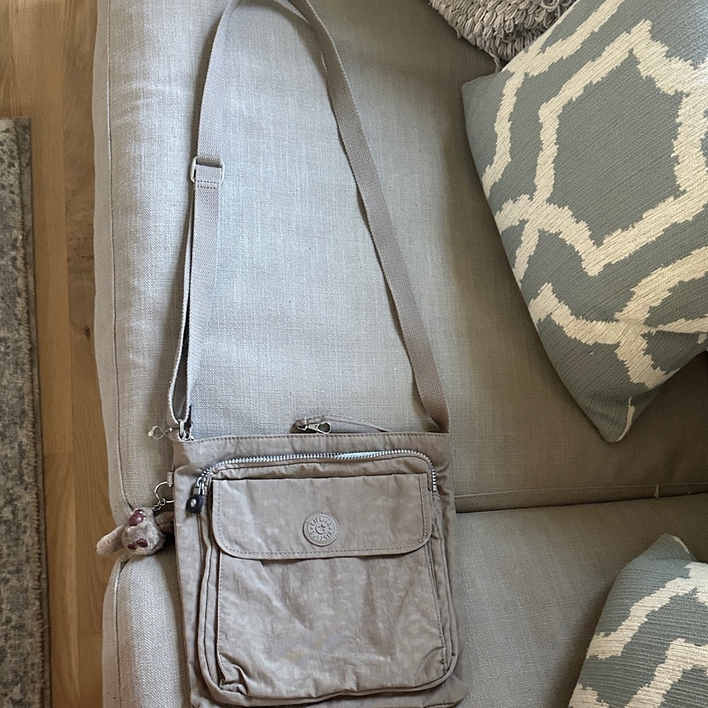 Kipling acid wash Beige Messenger Bag